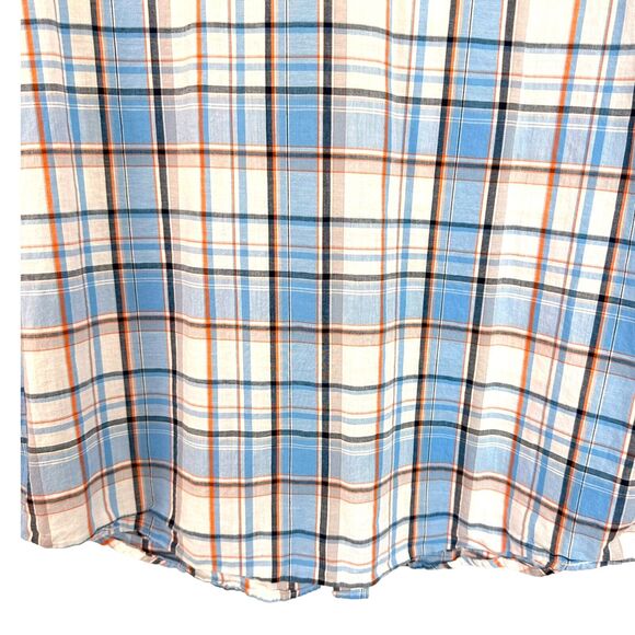 Denver Hayes Western Shirt Sz XL Plaid Button Up Pearl Snap Short Sleeve Cowboy - Picture 6 of 13